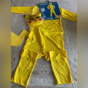 Pikachu Pokémon Boys Halloween kids Costume with mask